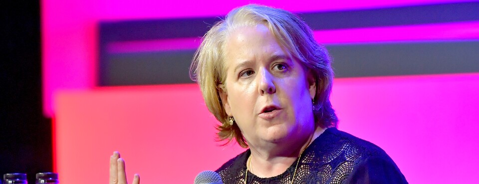 Roberta Kaplan speaks onstage at